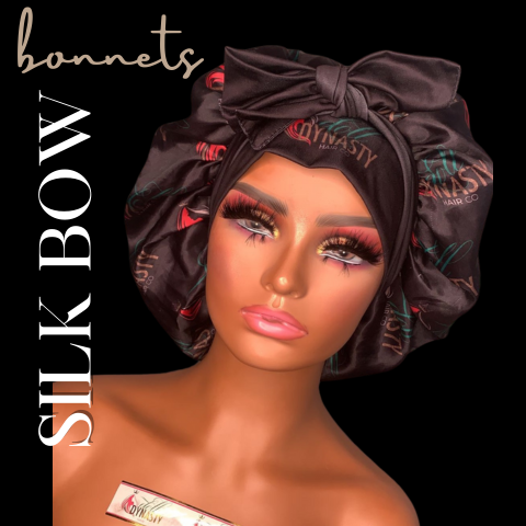 DYNASTY SILK BOW BONNET